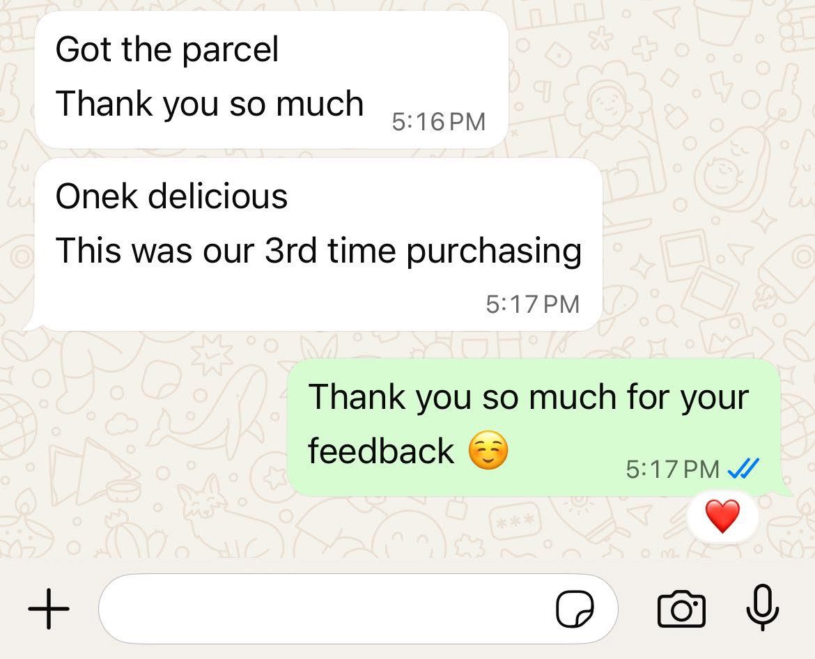 Customer review screenshot