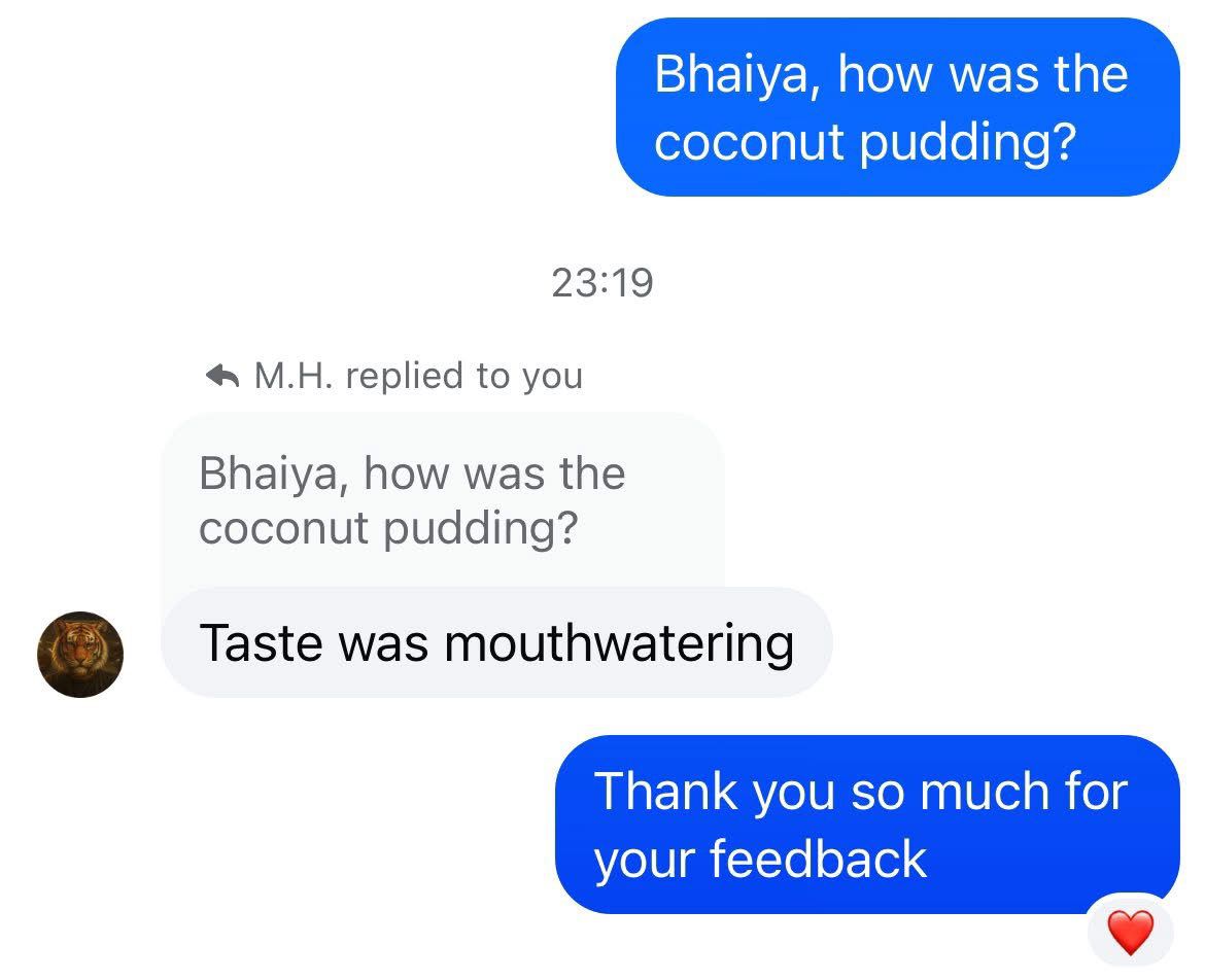 Customer review screenshot