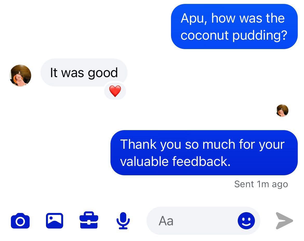 Customer review screenshot
