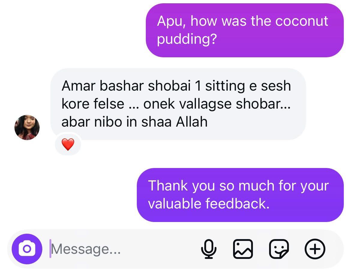 Customer review screenshot